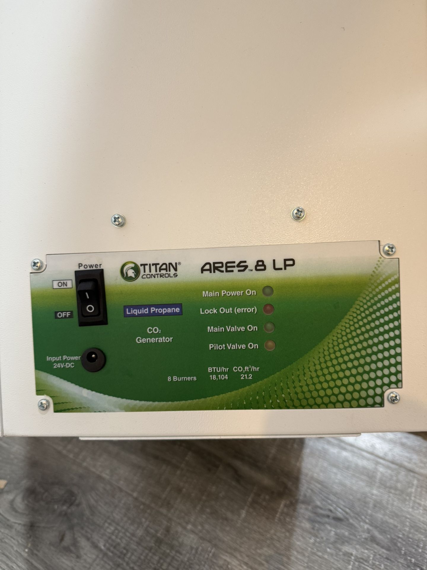 Titan Ares CO2 Liquid Propane Generator 8LP