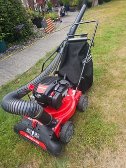 Craftsman lawn vac and chipper (used once)