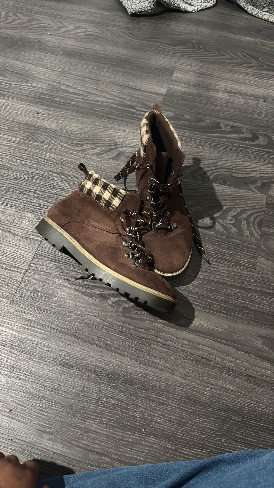 Brown Hiking Boots