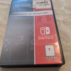 Nintendo Switch Agatha Christie Abc Murders Used.