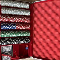 Poker Set “ Used Excellent Condition “