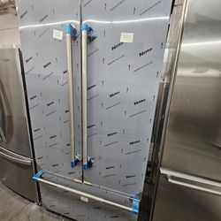 42" JENN AIR BUILT IN STAINLESS STEEL REFRIGERATOR