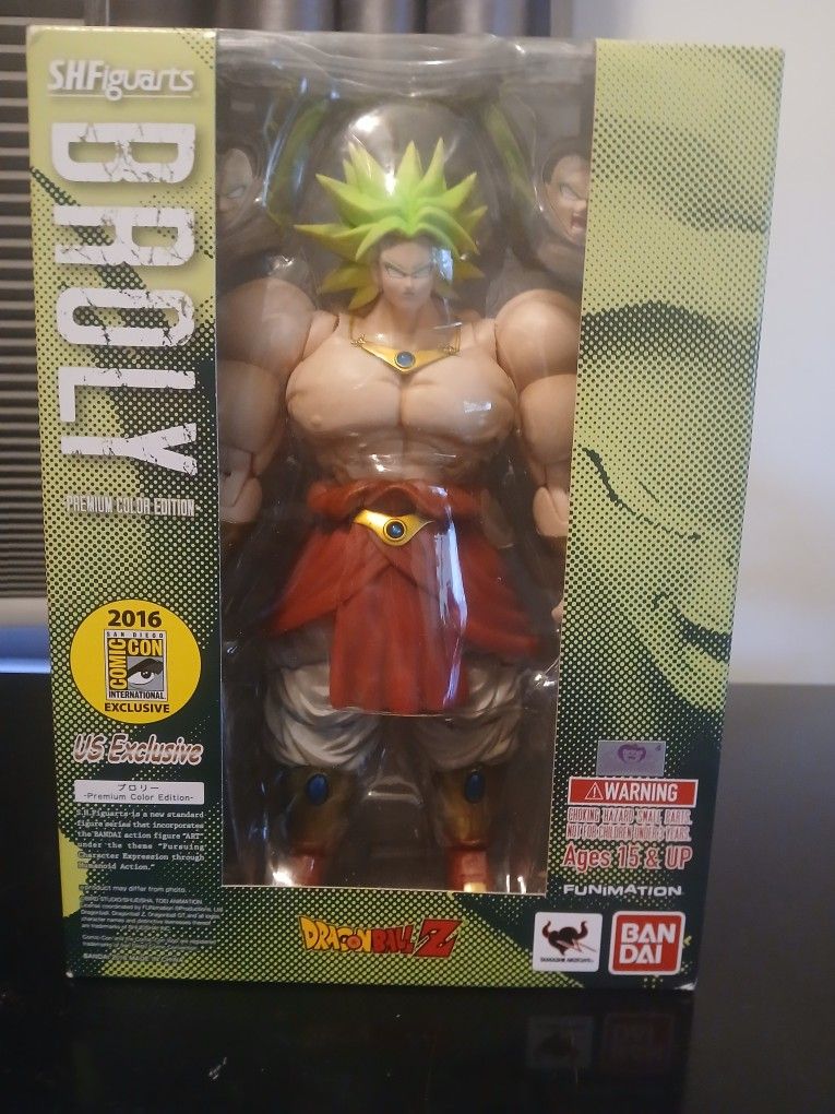 S.h. Figuarts Broly 2016 Sdcc Comic Con Figure