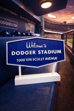 PERFECT Valentines Day Gift ! Welcome Dodger Sign 