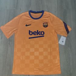 Nike FC Barcelona 2021 Pre-Match Warmup Jersey DH7688-837 Men’s Size Large