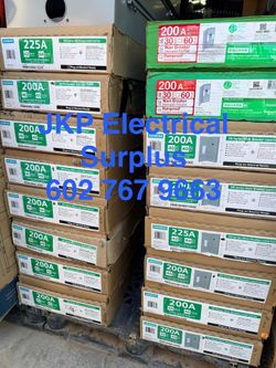 Siemens electrical outdoor sub-panels 200 amp 30 or 40 space main breaker