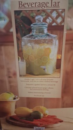 Beverage Glass Jar (New)