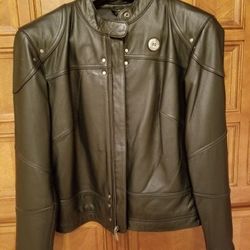 Harley davidson leather womens jacket