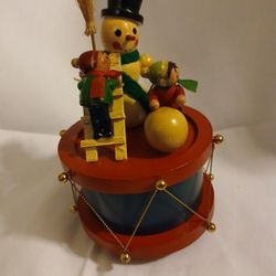 Hand Painted Wooden Music Box