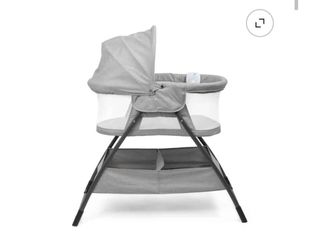 Baby Delight Beside Me Doze Deluxe
Baby Bassinet, Bedside Sleeper
Foldable, Removeable Canopy, Pebble
Grey. К 83