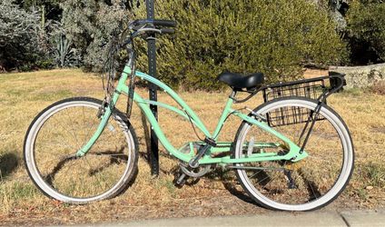 Electra Green Frame Bicycle Bike READ ME for parts / repair