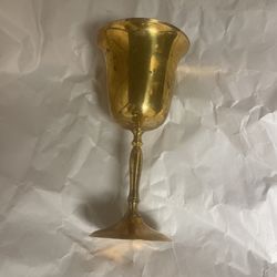 6 Small Gold  Antique Goblets  