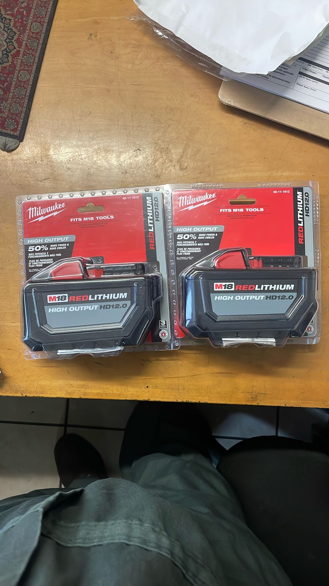 2 Milwaukee M 18 High Output HD12.0