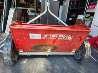 Metal seed spreader