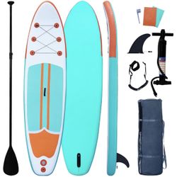 XHYCPY Inflatable Paddle Boards Stand Up Paddleboard Wide Stable with Premium SUP Paddle Board Accessories for All Skill Levels with Fins, Adjustable 