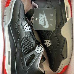 Jordan 4 Retro Bred Reimagined  Size 6Y / 7Y