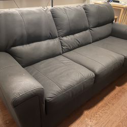 New Black Couch Set
