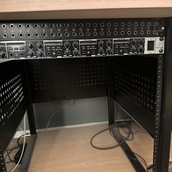 Studio Headphone Amp mixer and Patchbay