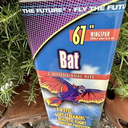 67” Wingspan Bat Kite Large