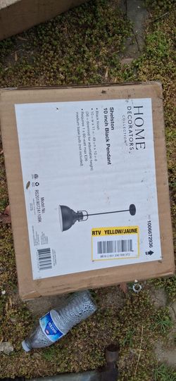 Home decorations black pendant light