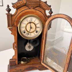 Antique WM L Gilbert Mantel Clock “ABANA” Style