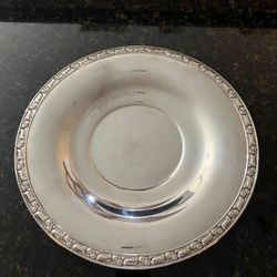 Vintage Oneida Silversmiths Round Serving Dish