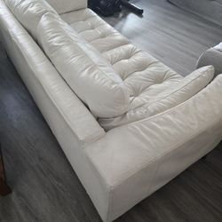 Italsofa Genuine Leather Couch + Chair Set