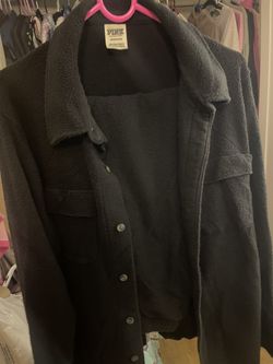 Pink Set Cardigan& Pants Sweats Size S