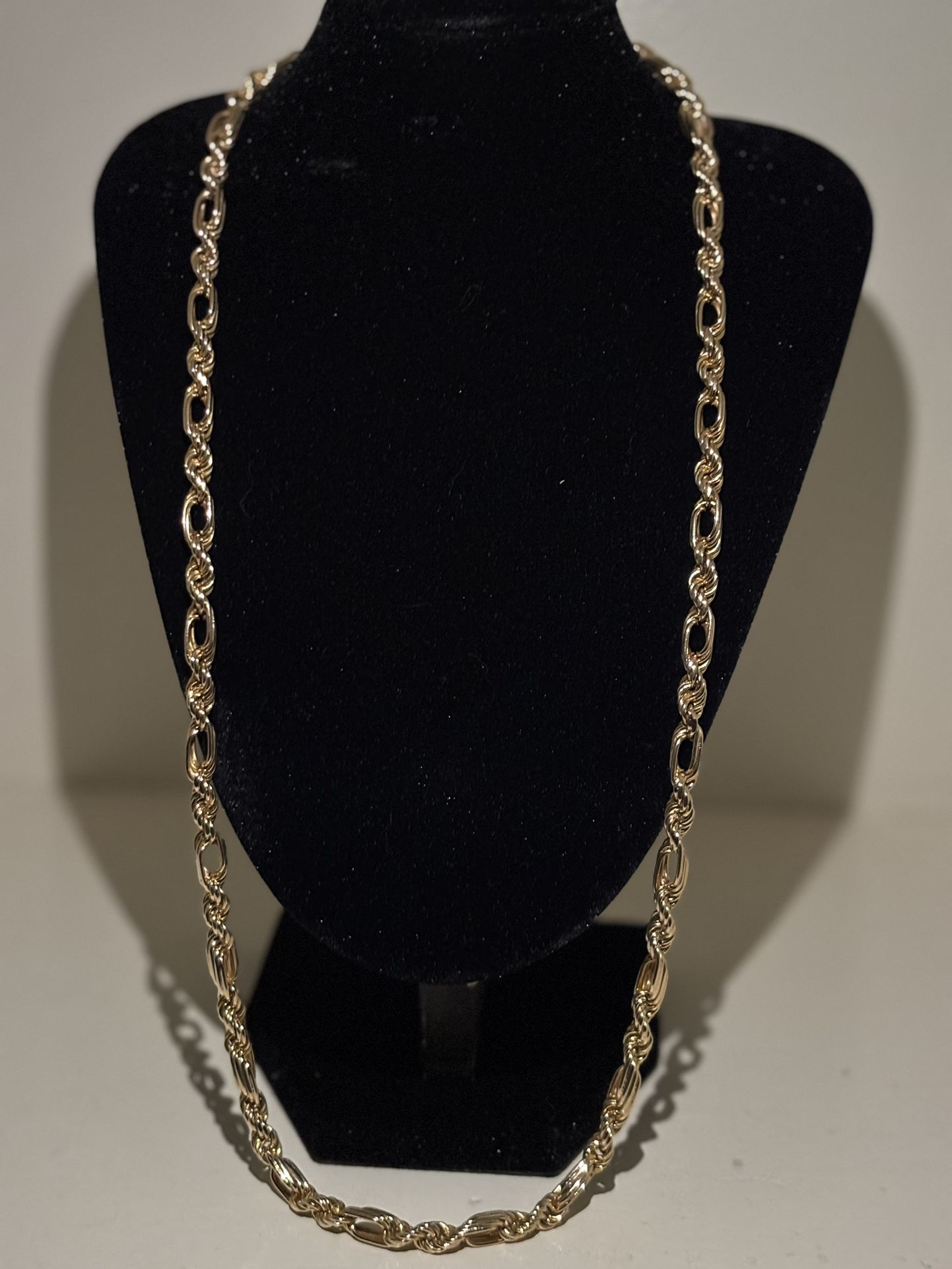 Heavy Rope Gold Chain 14K Inches