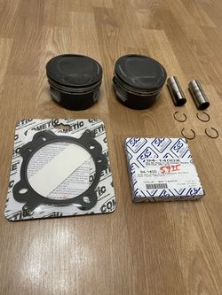 $250 S&S  Harley Davidson 4-1/8 Domed Star Racing Fresh Costed Piston 