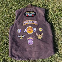 LA Lakers Kobe Bryant Carhartt Jersey Vest Med