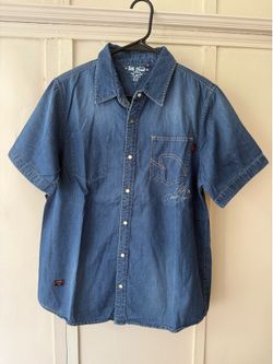 5th Street Denim Button Up Shirt