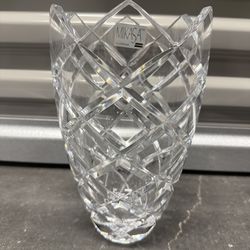 Mikasa Crystal Vase Slovenia – Heavy Cut Crystal