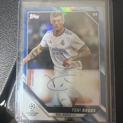Toni Kroos Topps Auto /99 Real Madrid