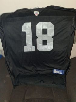 NFL #18 Black Football Jersey XXL