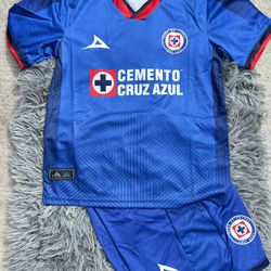 Cruz Azul Kids Soccer Jersey