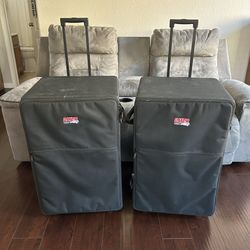 Set of 2 Gator cases for amp or speakers 