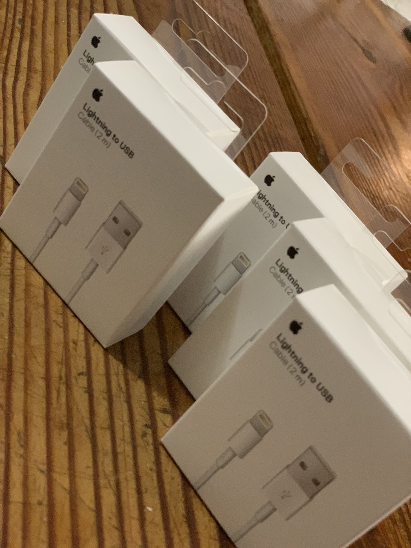 5 pcs Original Apple iPhone Lightningh Charger USB Cable 2m/6ft