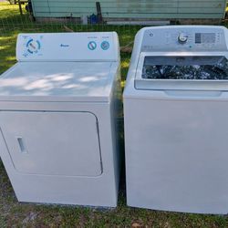 Ge Cabrio Washer And Amana Dryer Set