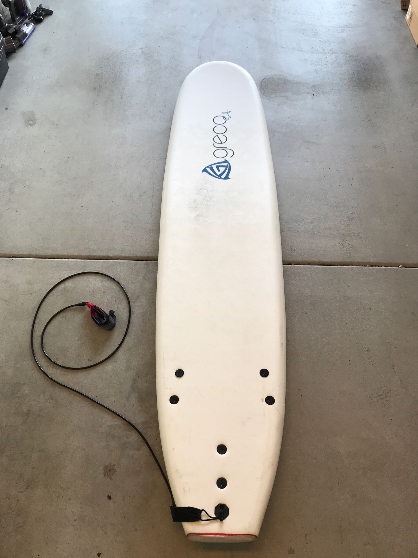Greco 8’ Foam Soft Top Surfboard Surf Board Longboard