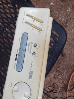 radio am fm aux clock