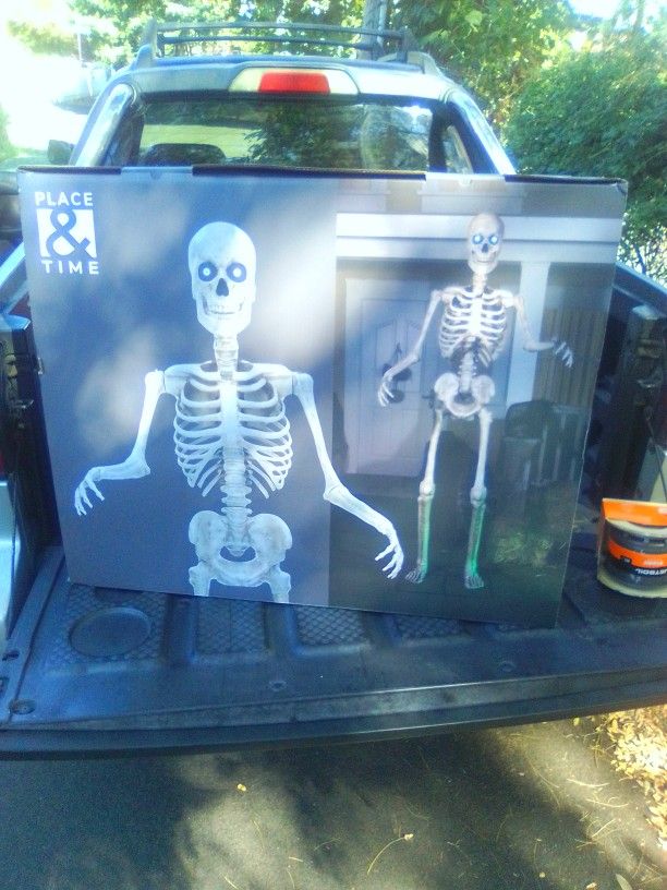 8' Halloween Animated Skeleton By Place & Time.