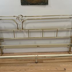 antique italian signed brass bed king size