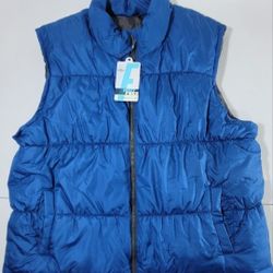 NEW OLD NAVY MENS FREE FROST WATER RESISTANT BIG TIME WARMTH PUFFER VEST XXL 2XL please read description 