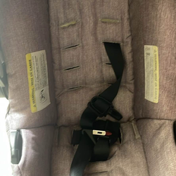 Baby car seat with base