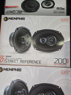 Memphis Audio SRX693V
Street Reference 6"x9" 3-way car speakers