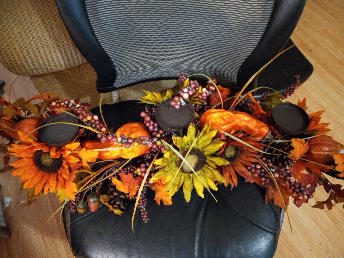 Fall Decor Candle Holder