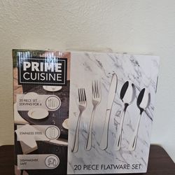 Prime Cuisine 20-piece flatware set. 