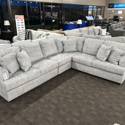 New Grey Sectional 