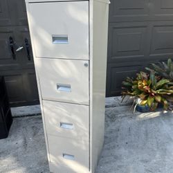 Tall Metal Storage File Cabinet - No Key